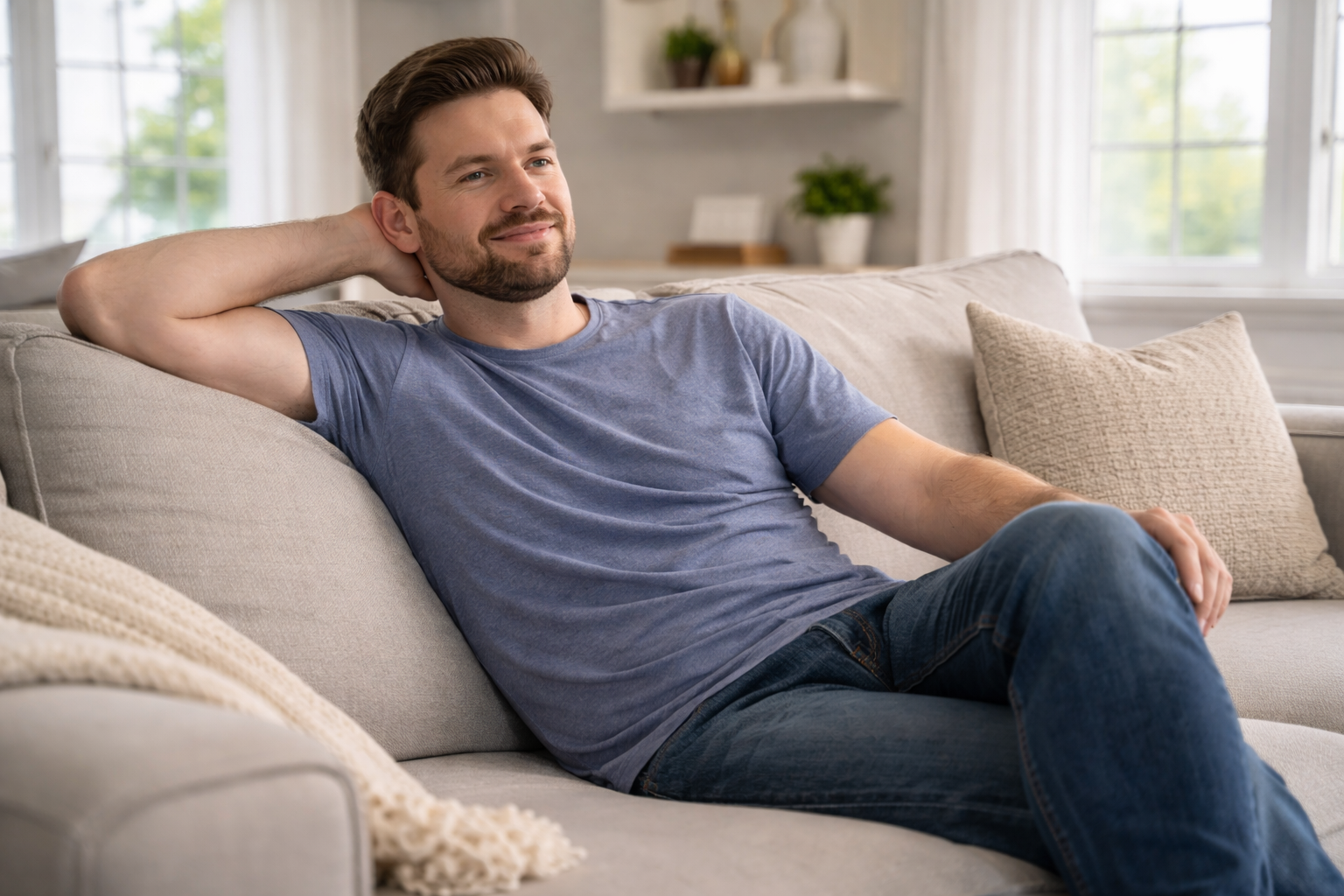 Relaxing on a cozy sofa.png