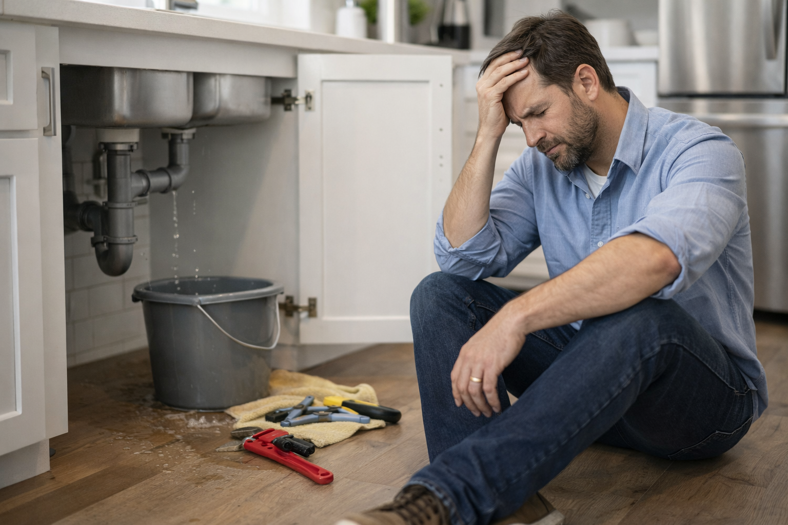 Dealing with the kitchen leak.png